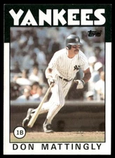 Don Mattingly 1986 Topps #180 - New York Yankees