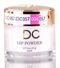 Dnd DC Dip Powder #57 White Bunny  2oz Hot Color For Sale 2024