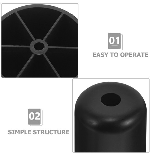 4 Pcs Furniture Legs Plastic Sofa Replacement Screw Chair - Imagen 3 de 12
