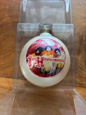 Jimi Hendrix Experience Glass Ball Ornament 1996 Santa's Rockshop Christmas