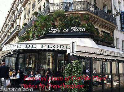 Cafe de Flore Cute Small Bowl Apilco Porcelain Souvenir Paris