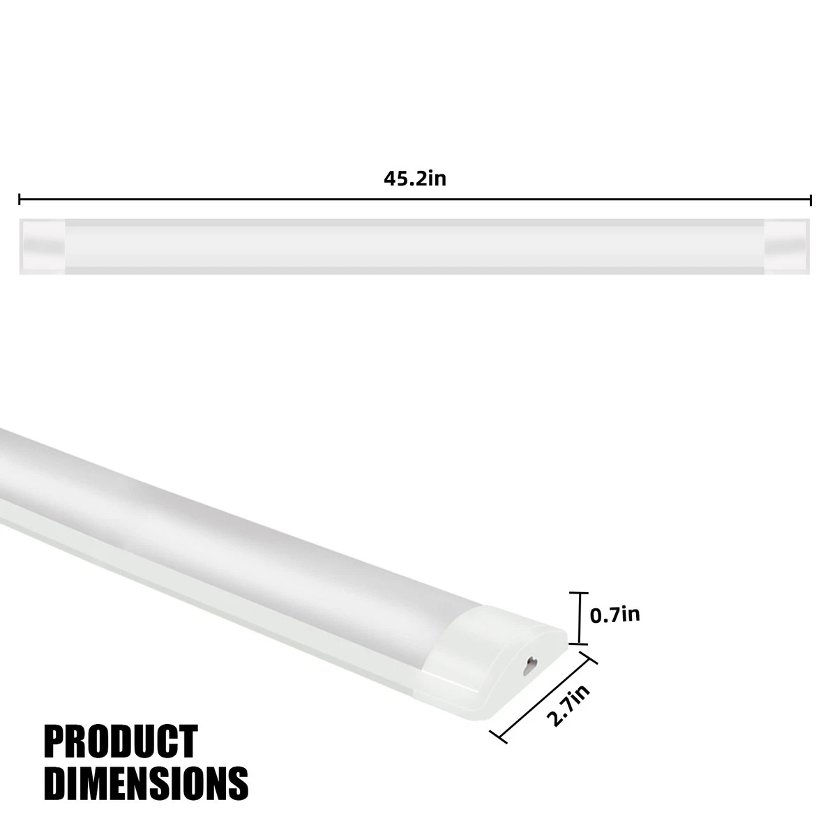T8 Fluorescent Light Fixtures Dimensions Shelly Lighting