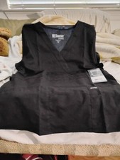 Brand New Grey's Anatomy Barco Scrubs Logo XL Top XL Bottoms Black