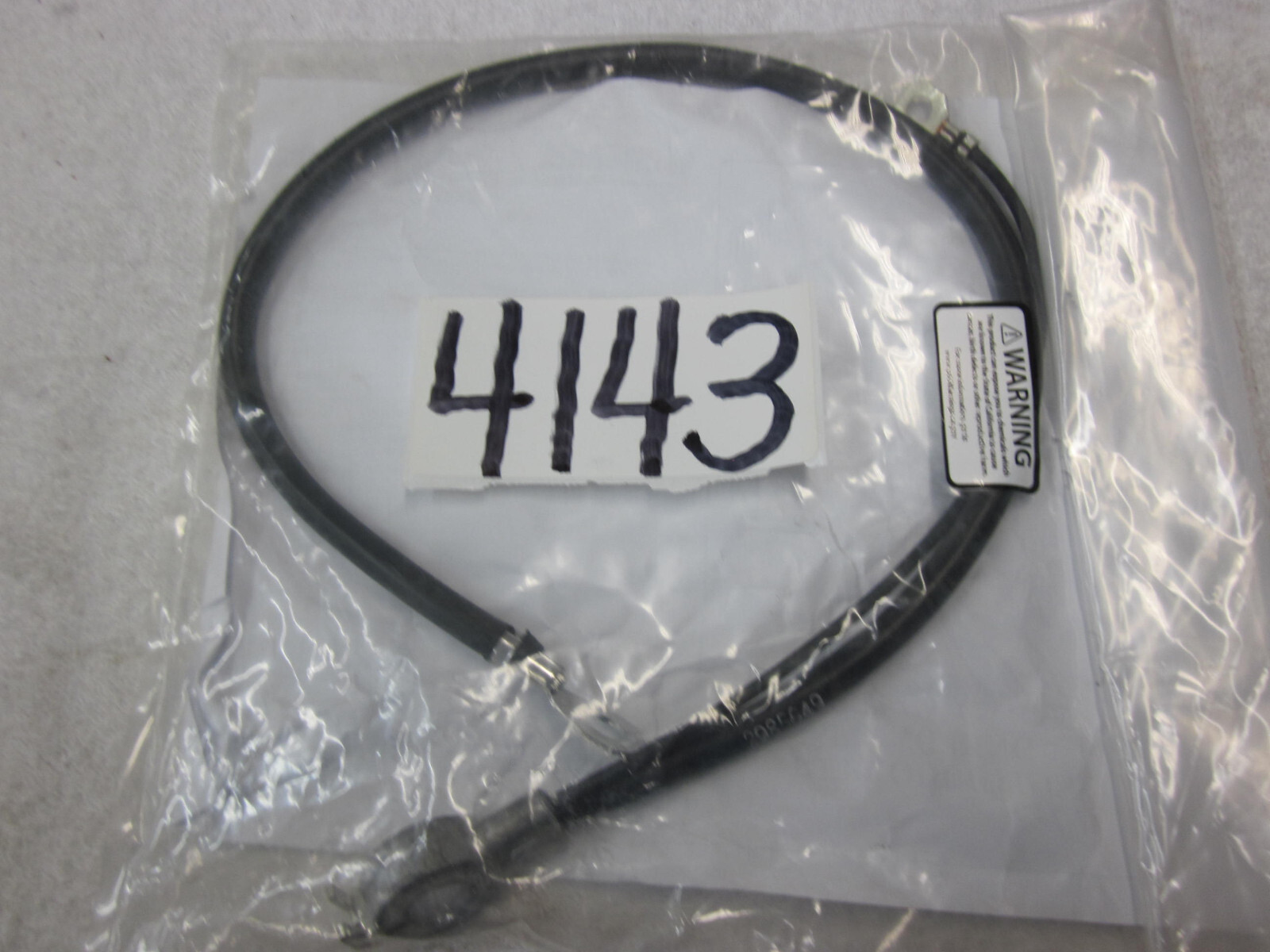 1967 Camaro B/B and S/B Negative Battery Cable P/N 2985649 (Spring 
