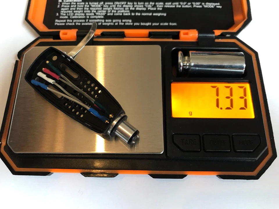 SME /Pioneer /Tonar type Black Aluminium Turntable Headshell +SILVER WIRES 🇬🇧 - Image 3 of 4