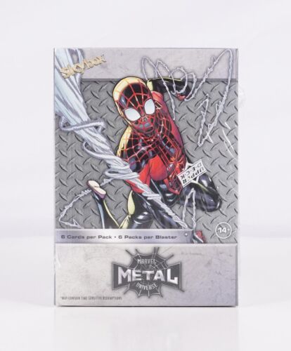 MARVEL SPIDER-MAN METAL UNIVERSE TRADING CARDS BLASTER BOX (UPPER DECK 2021) - Picture 1 of 2