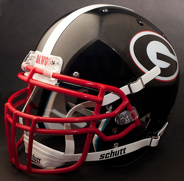 *CUSTOM* BULLDOGS NCAA Schutt XP GAMEDAY Replica Football