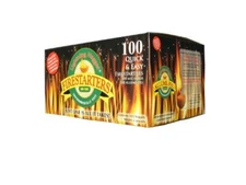 FIRE STARTER Tan Brown 100 Count LIGHTNING NUGGETS