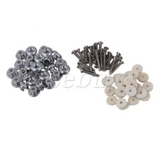 10pcs Chrome Guitar Strap Buttons for Acoustic Guitar Bass