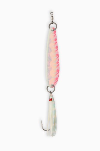 Cuchara de salmón McOmie's 4" cucharas brillantes con Hoochie (24 colores) - Imagen 8 de 48