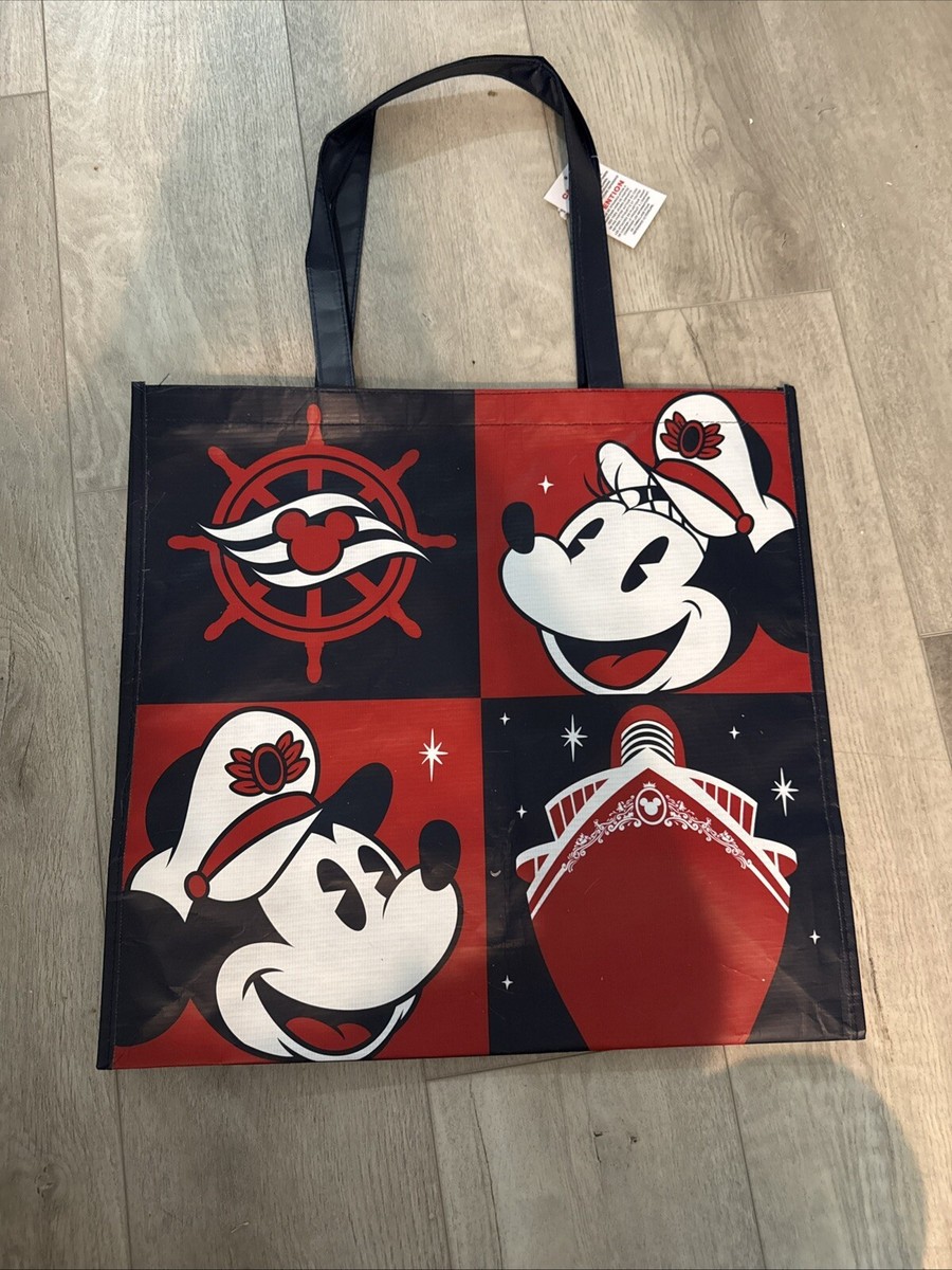 Disney Cruise Line Mickey Minnie Reusable Shopping Tote Bag
