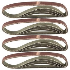 Belt Power Finger File Sander Abrasive Sanding Belts 457mm x 13mm 80 Grit 20 PK
