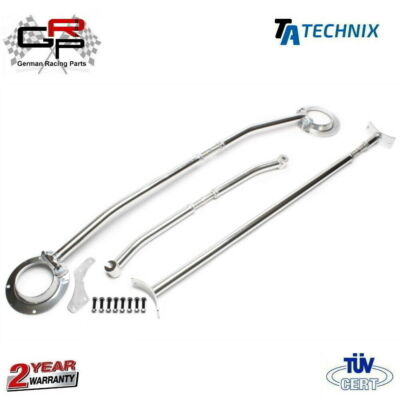 Front & Rear Axle Aluminum Strut Bar Brace Kit For VW Jetta, Golf 2 - TA Technix