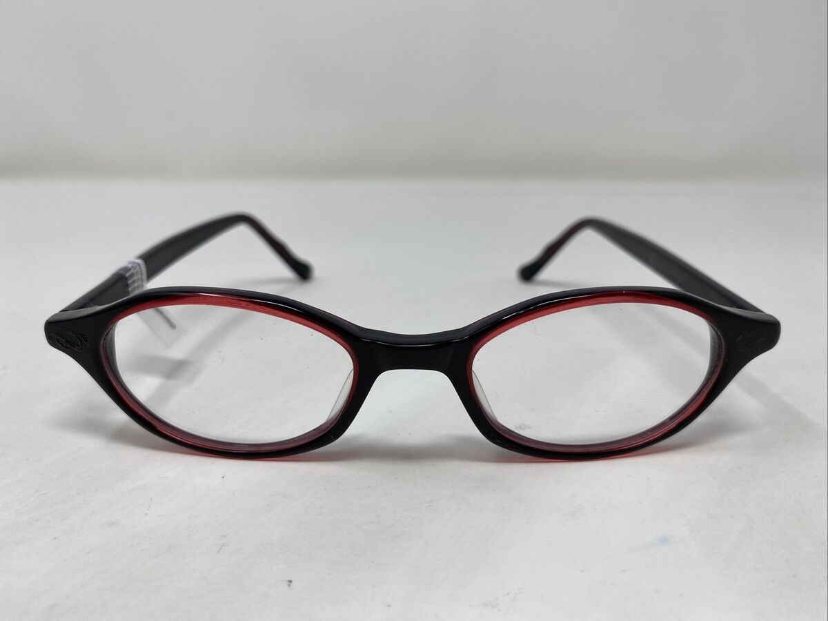 Oscar De La Renta Valencia Ruby Red/Black Plastic Eyeglasses Oscar De La Renta Valencia Ruby Red/Black Plastic Eyeglasses