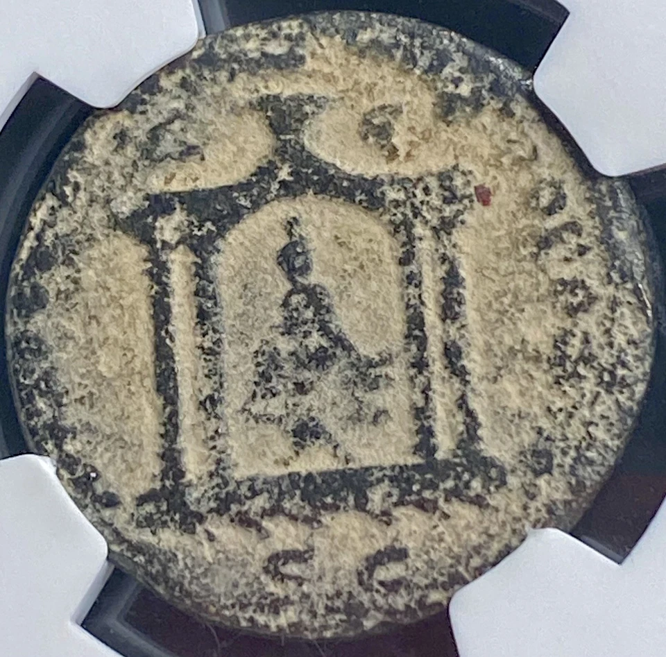 Trebonianus Gallus and Volusian Genuine NGC 251-253AD Ancient Roman Coin Temple - Image 3 of 4