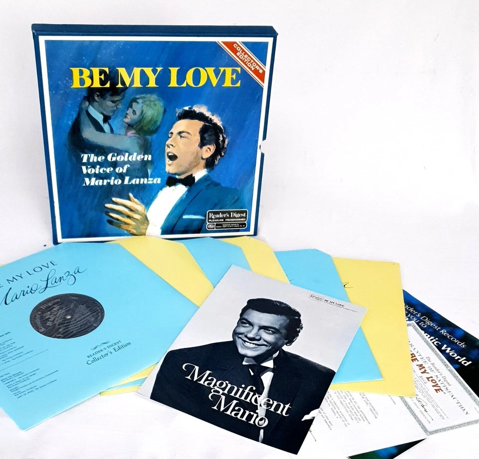 Mario Lanza-Be My Love-The Golden Voice Of Mario Lanza-6LP Box-Reader's Digest  - Image 3 of 4
