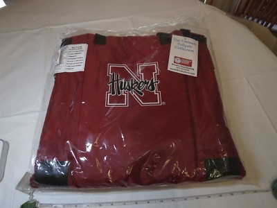 Nebraska Cornhuskers Huskers Logo Stadium Seat Bleacher Chair Padded  Cushion NEW
