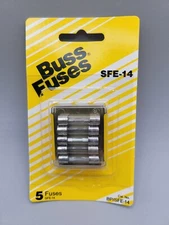 5 Pack Cooper Bussman BP/SFE-14 Automotive Fuses SFE-14 Buss Fuse