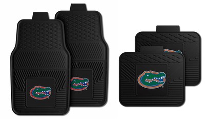 Florida Gators Heavy Duty Vinyl Car Truck Floor Mats 2 & 4 pc Sets