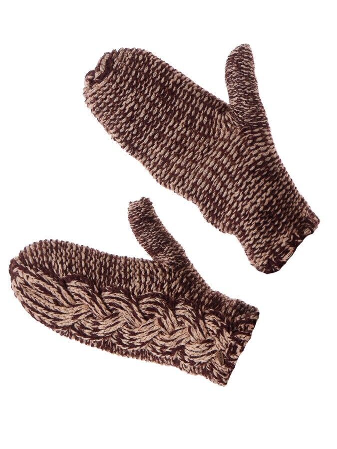 O'Neill Mitten Knitted Glove Mitten Foxy Red Fleece Warm | eBay