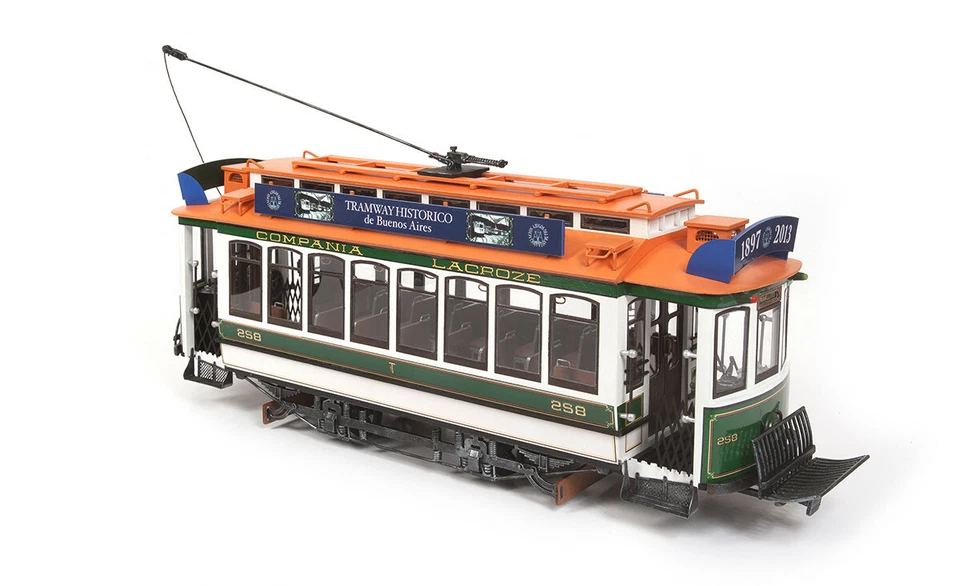 Occre Lacroze Buenos Aires Tramway Ref: 53011 Wood Et Metal Kit Échelle 1:24 - Photo 2/4