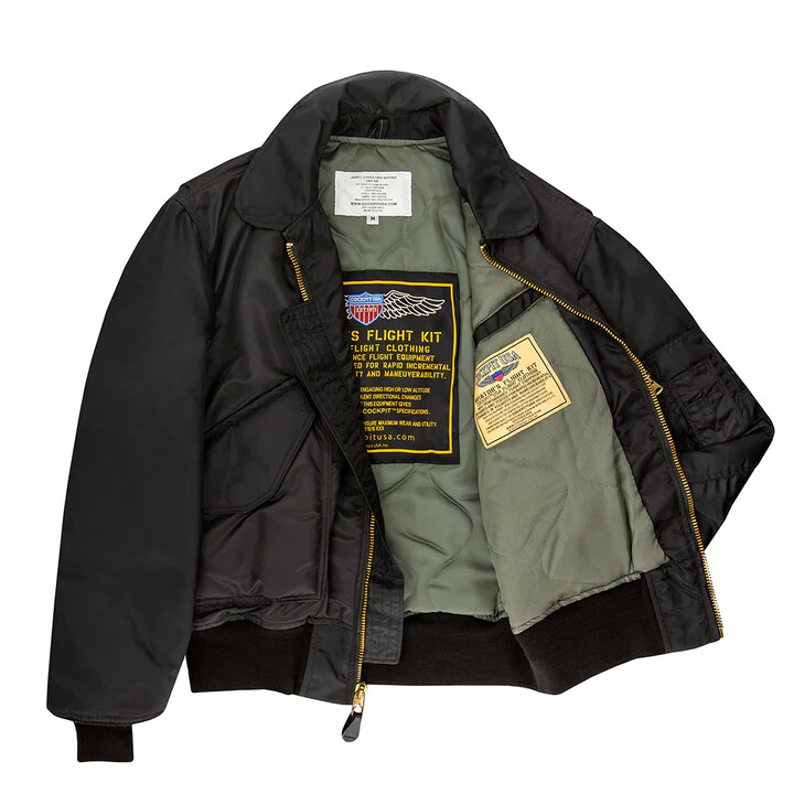 Cockpit USA CWU-55P (Cold Weather Pilots Jacket) Z2214 USA MADE | eBay