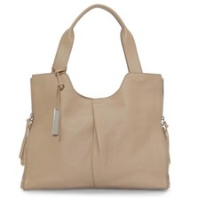Vince Camuto Corla Leather Tote Bag Purse In Medium Beige Nwt
