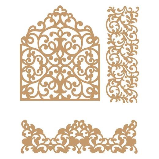Prima Marketing Laser Cut Chipboard - In The Garden 3pcs