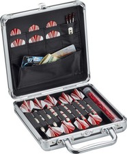 Casemaster Ternion Aluminum Dart Carrying Case Holds 9 Darts, ne k, Black