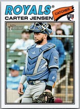 2026 Topps Heritage Carter Jensen Rookie Card RC #199 Royals