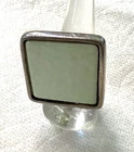 VTG Cyclope Sterling Silver 925 Modernist Statement Ring signed Size 6.5 -7 RARE