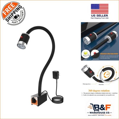 12T Magnetic Work Light with 23.6-Inch Flexible Gooseneck for Precision Lighting