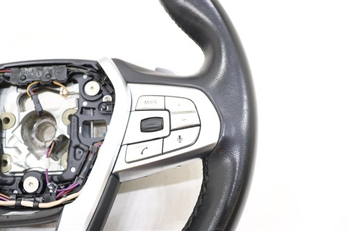 2016 - 2022 BMW 750I G12 LEATHER STEERING WHEEL W/ SWITCH BUTTON OEM - Picture 6 of 12
