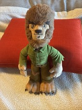 Universal Studios Monsters The Wolf Man Plush NWOT Green Brown