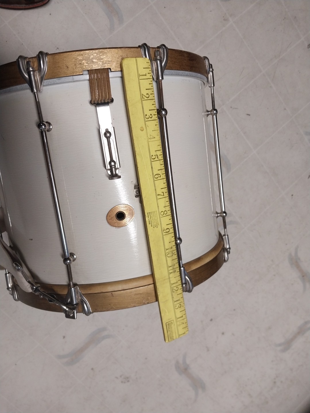 1920s 1930s Ludwig & Ludwig Marching Band Snare Drum - Wood 15”x12”