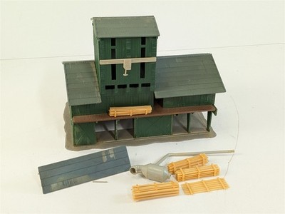 Pola Lumber Mill Yard Valley Lumber Vintage HO Scale Building Built