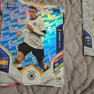 Panini FIFA 365 Adrenalyn XL Jamal Musiala Germany Fans' Favourite Card Lot