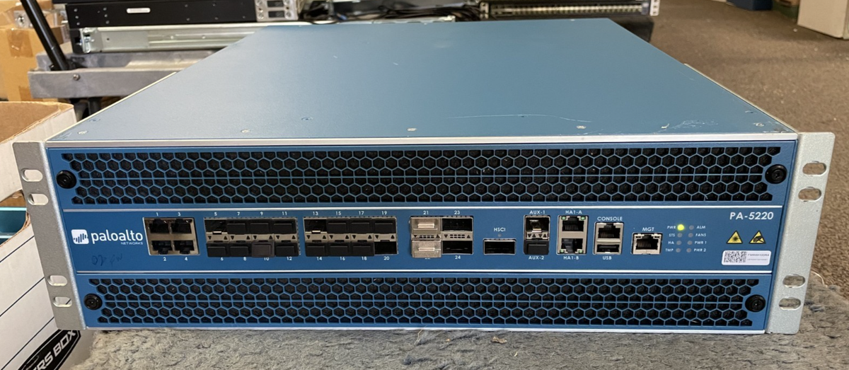 Palo Alto Networks PA-5220 Firewall Network Security Appliance NO