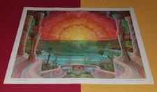 THE RISE OF THE SPIRITUAL SUN VTG ORIGINAL 68' JOSEPH PARKER PSYCHEDELIC POSTER