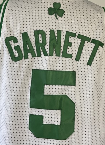 Vintage Adidas Boston Celtics Kevin Garnett #5 Stitched Jersey Size Large - Picture 7 of 9