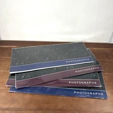 Set of 4, Burnes of Boston Panoramic Photo Album Book, 24-Pictures Each