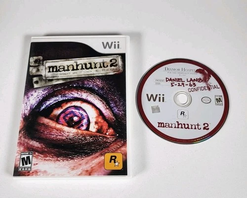 Manhunt 2 (Nintendo Wii, 2007) CIB w/ Manual - *TESTED* - FAST SHIP