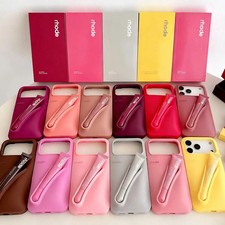Rhode With Lip Gloss Phone Case for iPhone 16 15 14 13 12 17 11 Pro Max Plus Lip