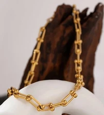 TITAN Necklace - Bold and Edgy U-link chain necklace