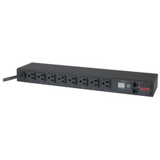 APC - AP7800B - APC NetShelter Metered Rack PDU, 1U, 15A, 100/120V, 8 NEMA 5-15