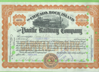 Chicago, Rock Island & Pacific Railway Co. 1915