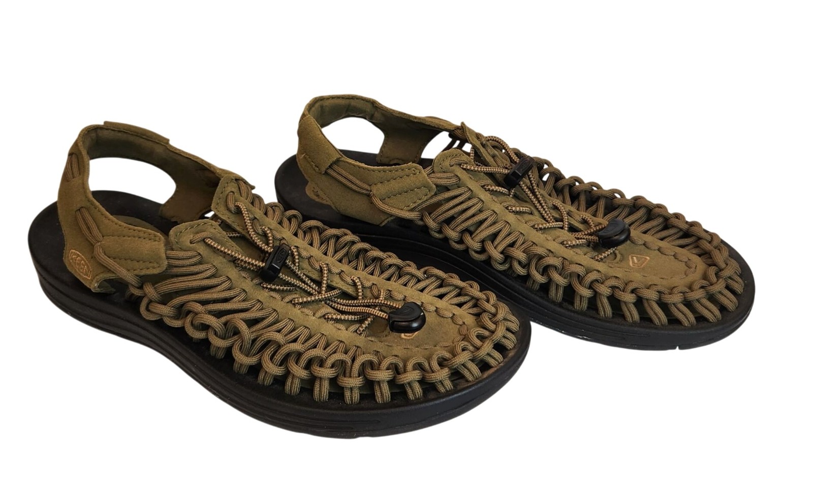 Keen Uneek sandalo uomo taglia 8 5 US Army verde scarpe traspiranti outdoor