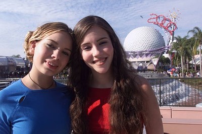 Marit Larsen Marion Raven of M2M at Epcot Center in Disney World o- Old Photo