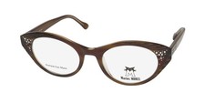 MARIUS MOREL 1880 ORIGINALE DANAE 90031C CAT EYE EYEGLASS FRAME/GLASSES CRYSTALS
