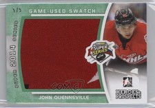 2014-15 ITG Heroes and Prospects Green 5/5 John Quenneville #SSP-15 Patch 1p0